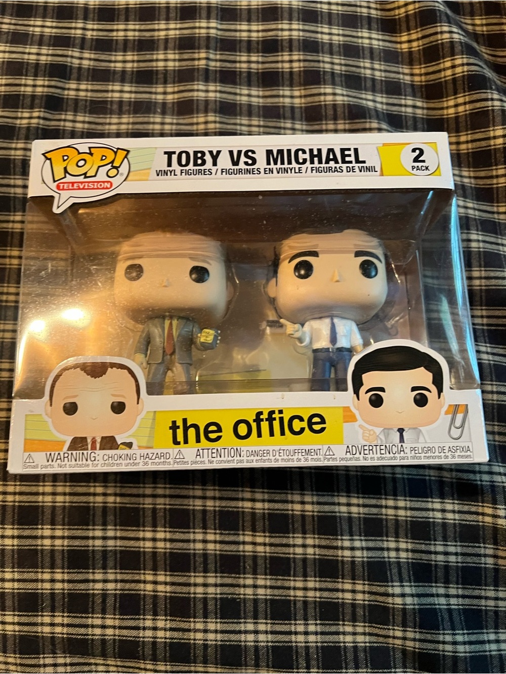 Funko Television Toby vs Michael 2-Pack Vinyl Figures - White/Black